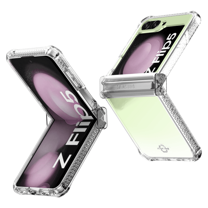 ITSKINS Supreme_R Hinge Case for Samsung Galaxy Z Flip5 Iridescent Violet