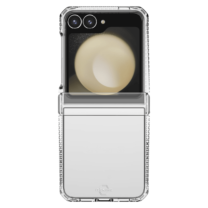 ITSkins Hybrid_R Clear Hinge Case for Samsung Galaxy Z Flip6