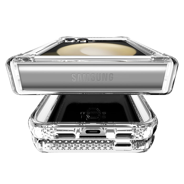 ITSkins Hybrid_R Clear Hinge Case for Samsung Galaxy Z Flip6