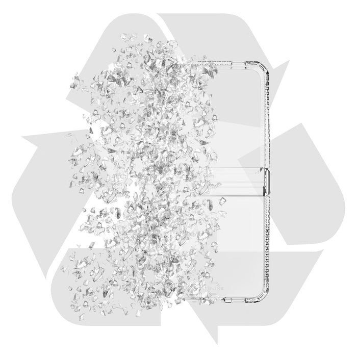 ITSkins Hybrid_R Clear Hinge Case for Samsung Galaxy Z Flip6