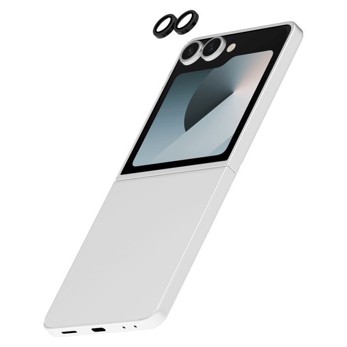 ITSKINS - Hybrid Lens Camera Lens Screen Protector for Samsung Galaxy Z Flip7 - Black