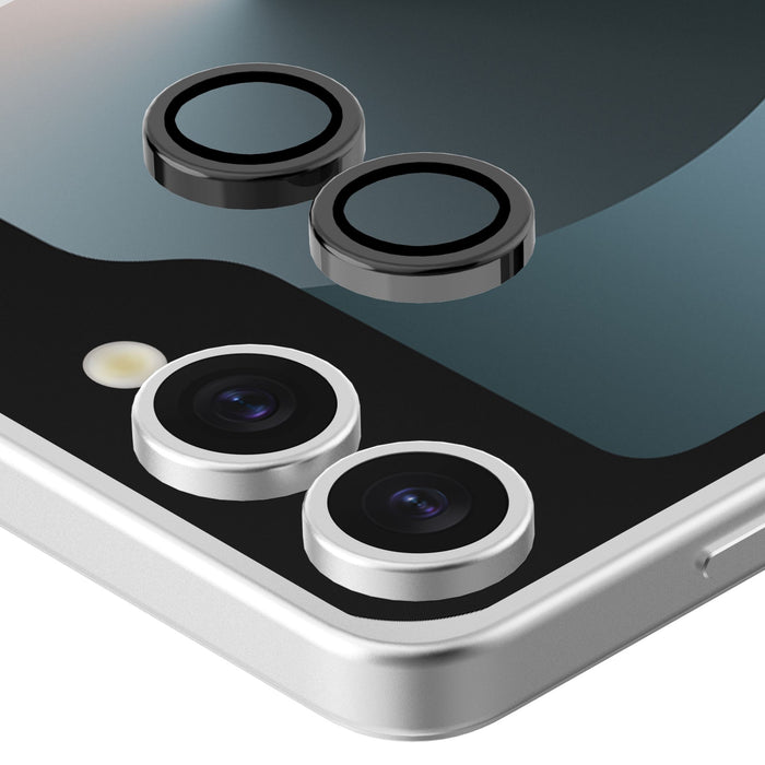 ITSKINS - Hybrid Lens Camera Lens Screen Protector for Samsung Galaxy Z Flip7 - Black