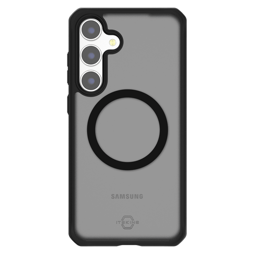 ITSKINS Hybrid_R Frost MagSafe Case for Samsung Galaxy S24 Black