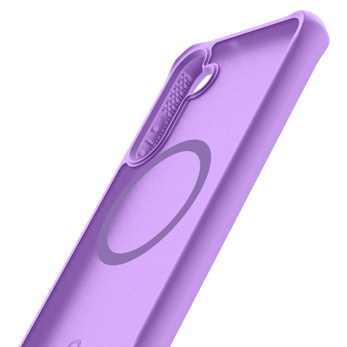 ITSKINS Hybrid_R Frost MagSafe Case for Samsung Galaxy S24 Deep Purple
