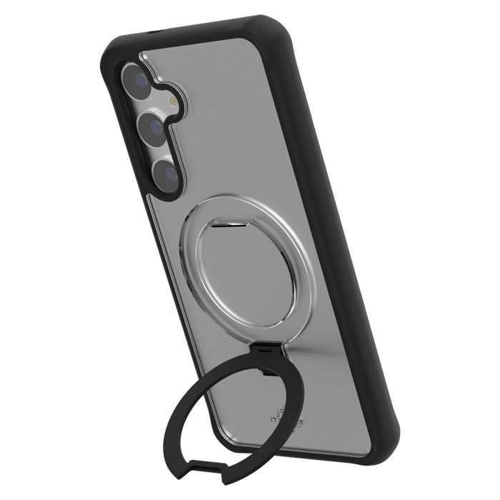 ITSKINS Hybrid_R Stand MagSafe Case for Samsung Galaxy S24 Black