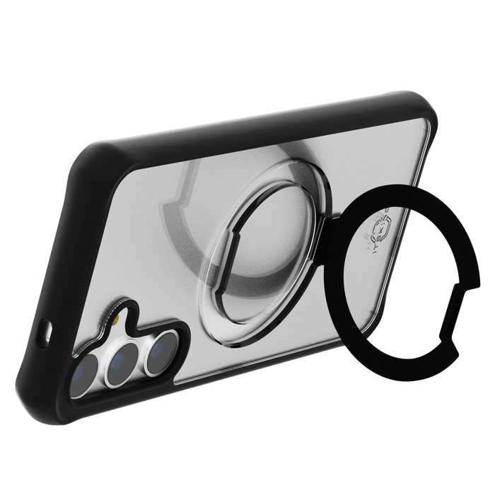 ITSKINS Hybrid_R Stand MagSafe Case for Samsung Galaxy S24 Black