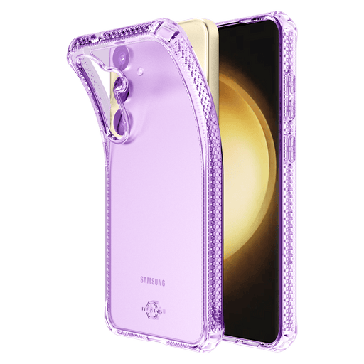 ITSKINS Spectrum_R Clear Case for Samsung Galaxy S24 Light Purple