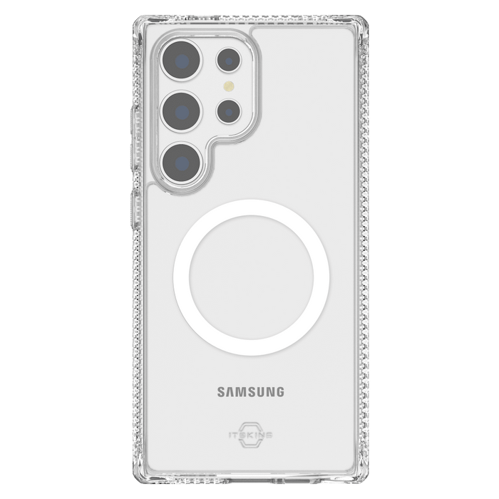 ITSkins Hybrid_R Clear MagSafe Case for Samsung Galaxy S24 Ultra