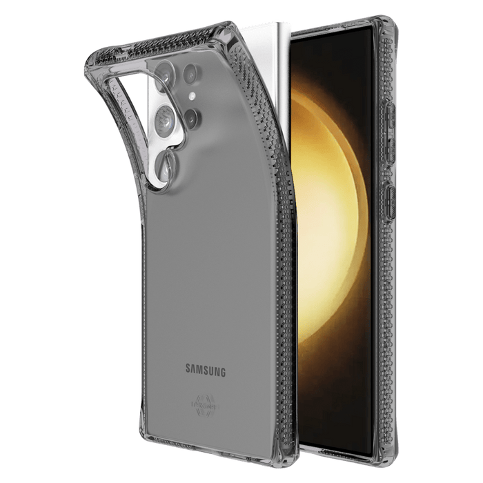 ITSKINS Spectrum_R Clear Case for Samsung Galaxy S24 Ultra Smoke