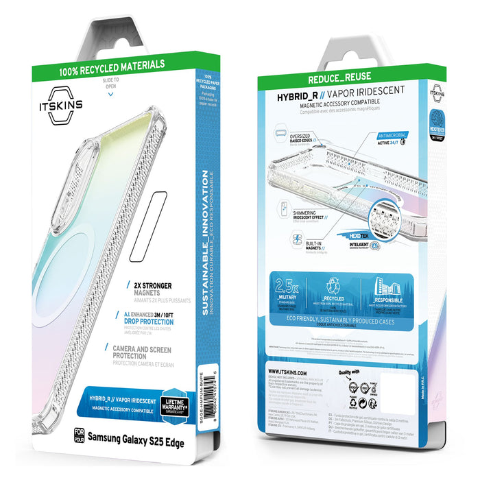 ITSkins Hybrid_R Vapor MagSafe Case for Samsung Galaxy S25 Edge