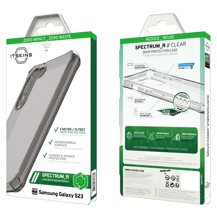ITSkins Spectrum_R Clear Case for Samsung Galaxy S23