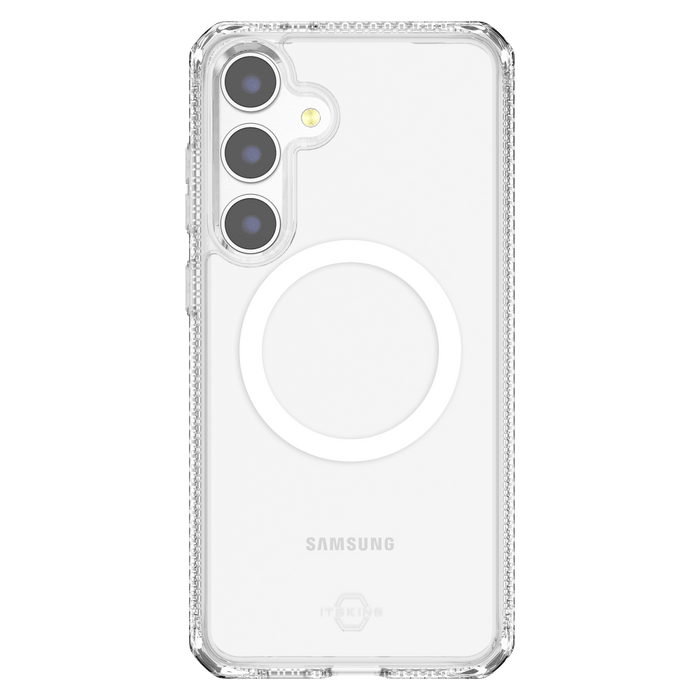 ITSkins Hybrid_R Clear MagSafe Case for Samsung Galaxy S24 Plus