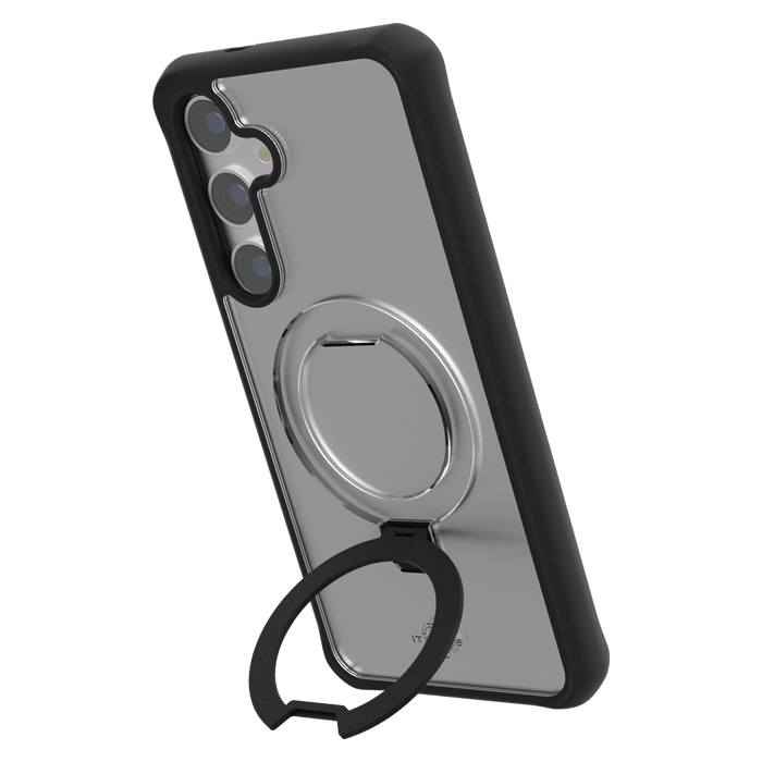 ITSkins Hybrid_R Stand MagSafe Case for Samsung Galaxy S24 Plus Black