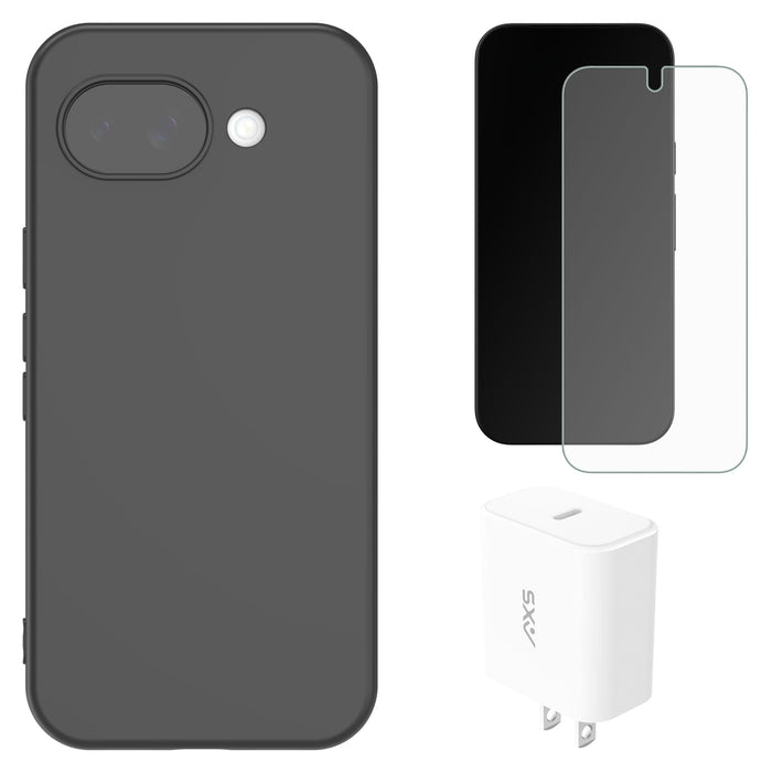 AXS POP Bundle (Case, Screen & 30W Charger) for Google Pixel 10a