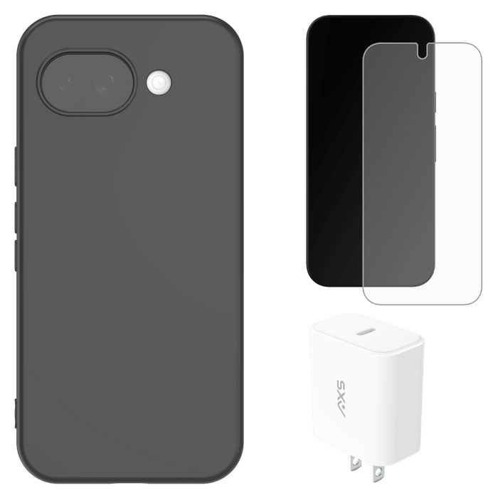 AXS POP Bundle (Case, Screen & 30W Charger) for Google Pixel 10a