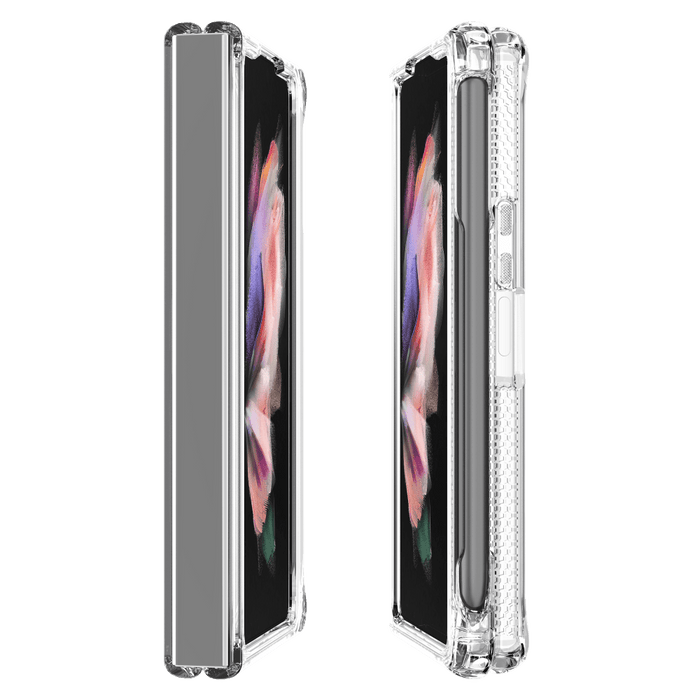 ITSKINS Hybrid_R Case with Pen Holder for Samsung Galaxy Z Fold4 Transparent