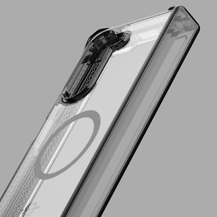 ITSKINS Supreme_R Hinge MagSafe Case with Pen Holder for Samsung Galaxy Z Fold5 Smoke