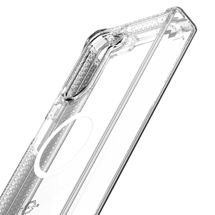 ITSKINS Supreme_R Hinge MagSafe Case with Pen Holder for Samsung Galaxy Z Fold5 Transparent