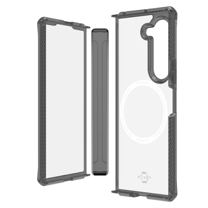 ITSkins Hybrid_R Clear Hinge MagSafe Case for Samsung Galaxy Z Fold6