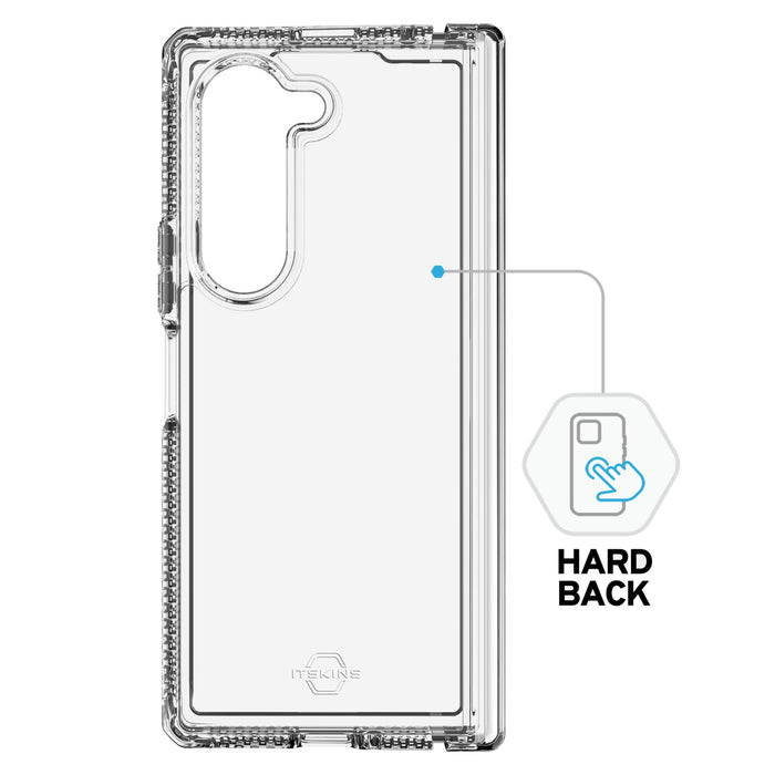ITSkins Hybrid_R Clear Hinge Case for Samsung Galaxy Z Fold6