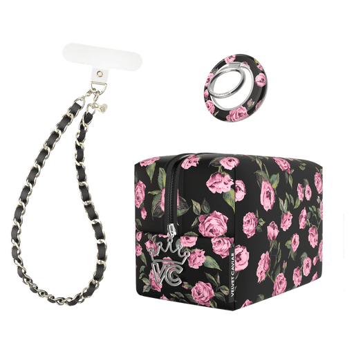 Velvet Caviar Gift Set with Charm, Grip Ring, Travel Bag