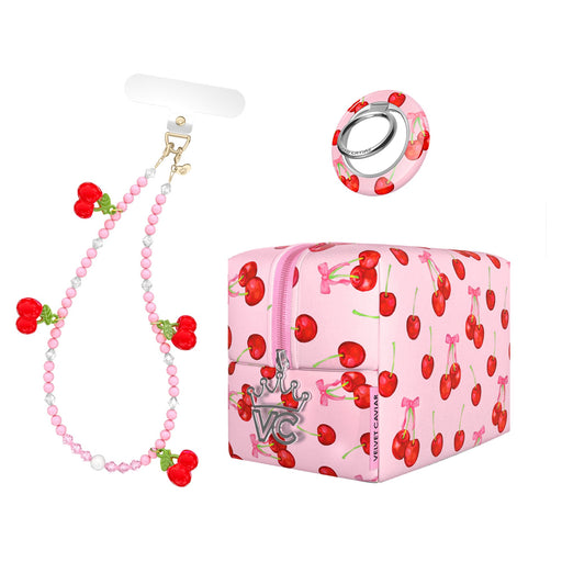 VELVET CAVIAR Gift Set with Charm, Grip Ring, Travel Bag