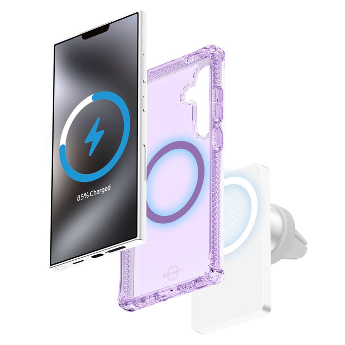 ITSkins Hybrid_R Vapor MagSafe Case for Samsung Galaxy S25 Plus