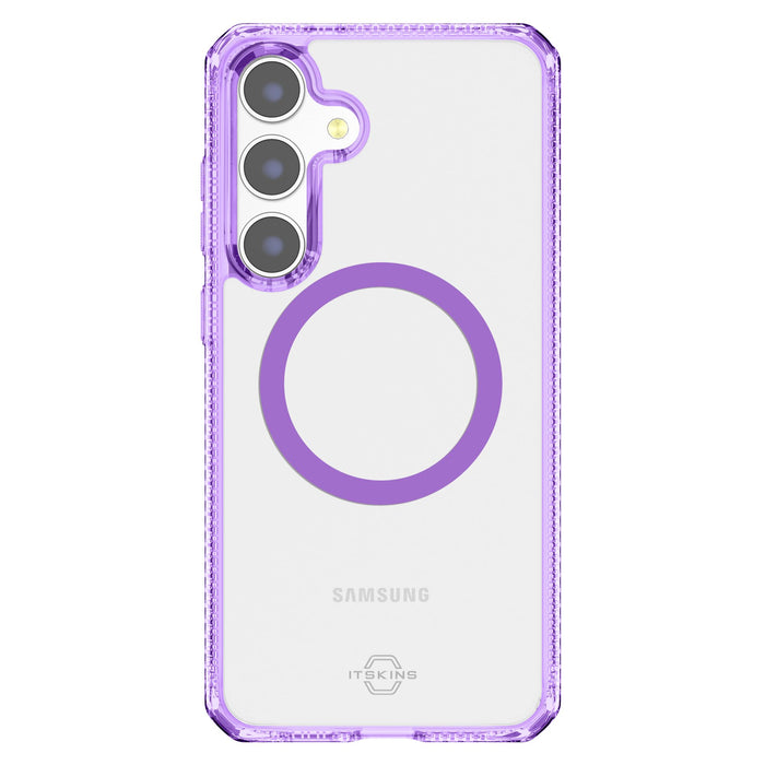 ITSkins Hybrid_R Clear MagSafe Case for Samsung Galaxy S25 Plus