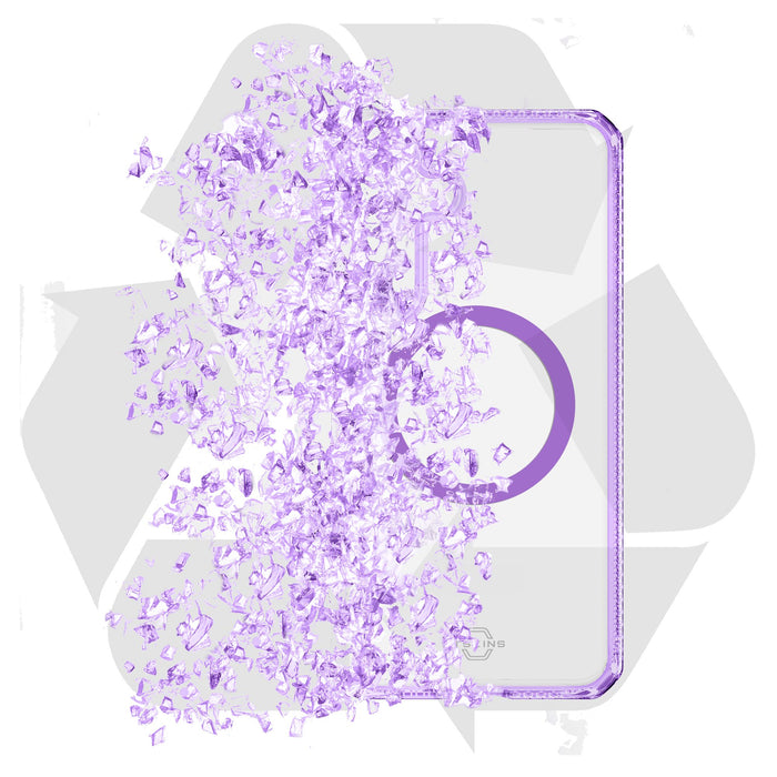 ITSkins Hybrid_R Clear MagSafe Case for Samsung Galaxy S25 Plus