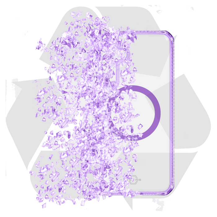 ITSkins Hybrid_R Clear MagSafe Case for Samsung Galaxy S25 Plus