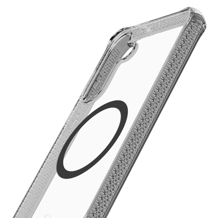 ITSkins Hybrid_R Clear MagSafe Case for Samsung Galaxy S25 Plus