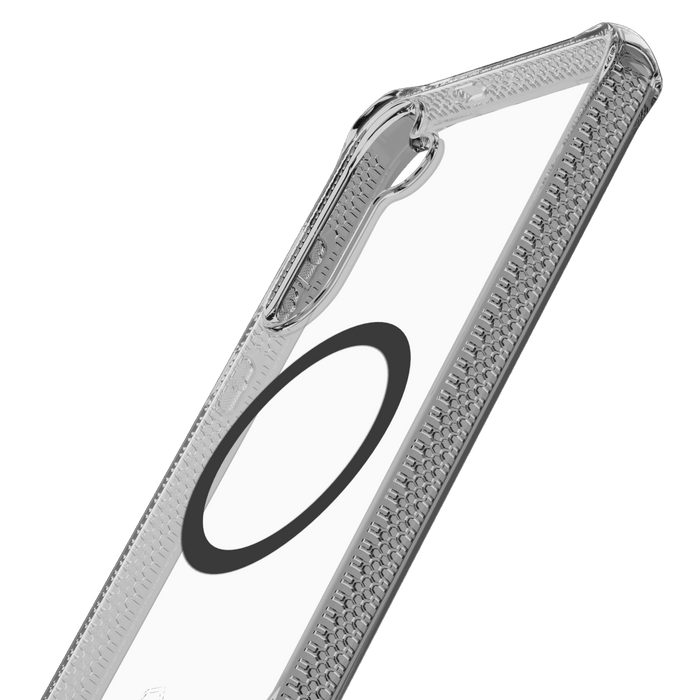 ITSkins Hybrid_R Clear MagSafe Case for Samsung Galaxy S25 Plus