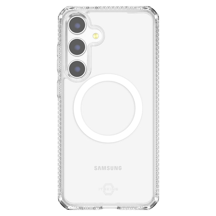ITSkins Hybrid_R Clear MagSafe Case for Samsung Galaxy S25 Plus