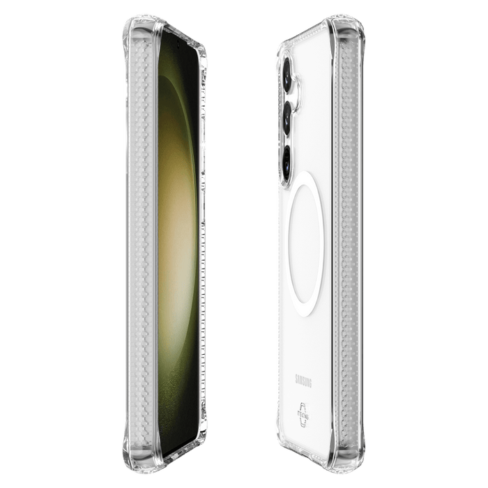 ITSkins Hybrid_R Clear MagSafe Case for Samsung Galaxy S25 Plus