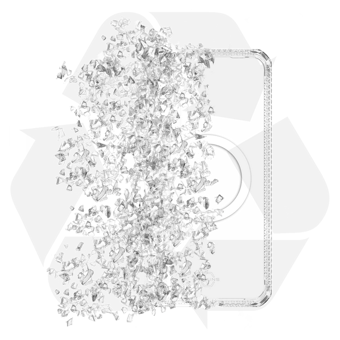 ITSkins Hybrid_R Clear MagSafe Case for Samsung Galaxy S25 Plus