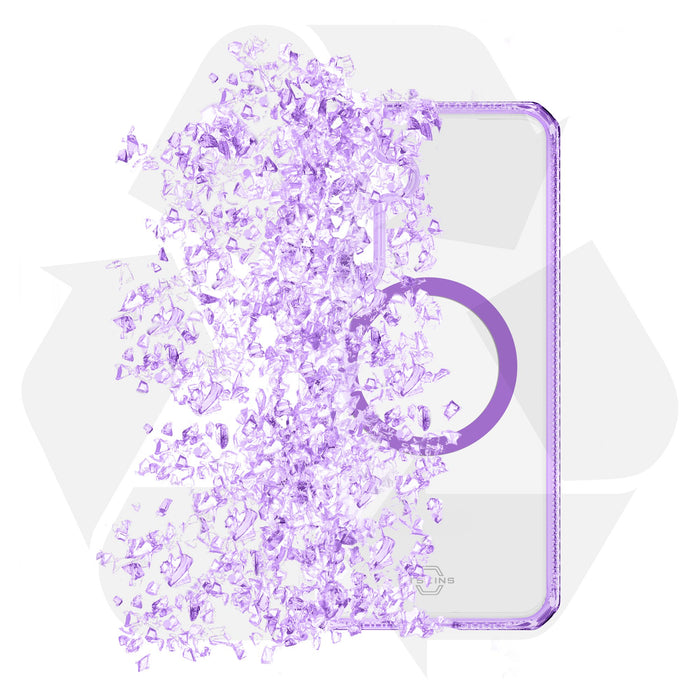 ITSkins Hybrid_R Clear MagSafe Case for Samsung Galaxy S25