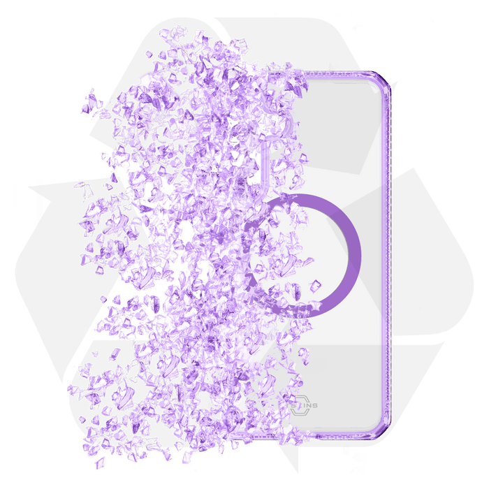 ITSkins Hybrid_R Clear MagSafe Case for Samsung Galaxy S25