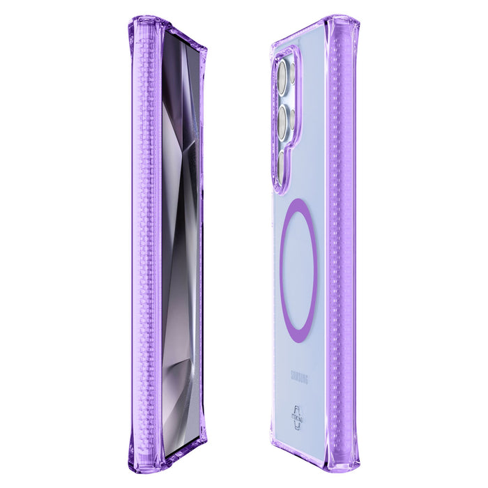 ITSkins Hybrid_R Clear MagSafe Case for Samsung Galaxy S25 Ultra
