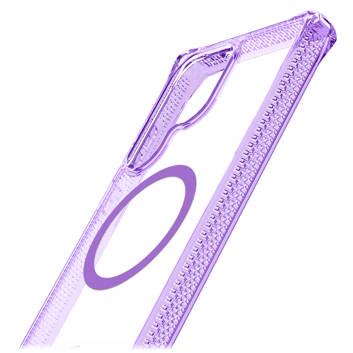 ITSkins Hybrid_R Clear MagSafe Case for Samsung Galaxy S25 Ultra