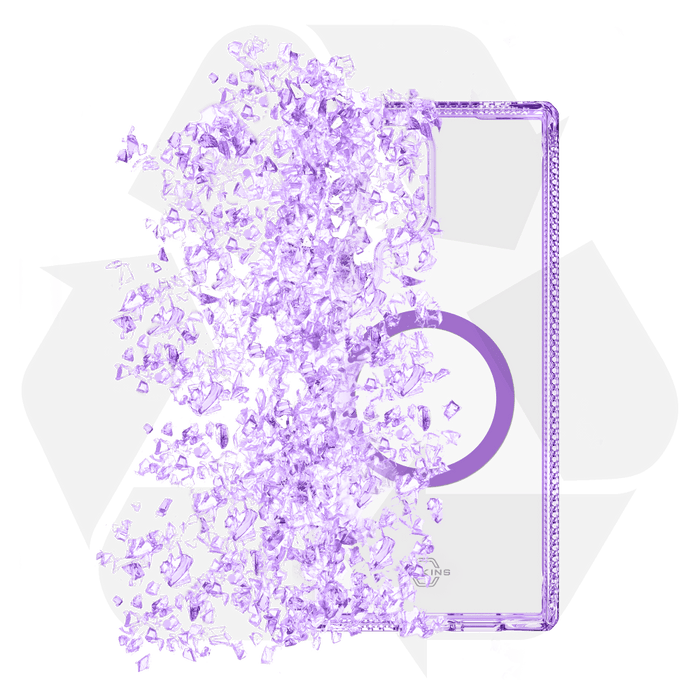 ITSkins Hybrid_R Clear MagSafe Case for Samsung Galaxy S25 Ultra