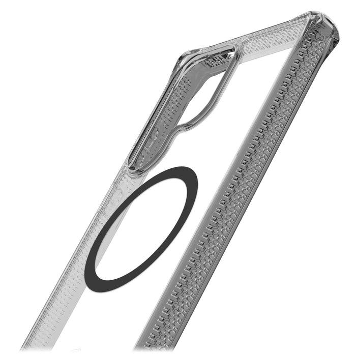 ITSkins Hybrid_R Clear MagSafe Case for Samsung Galaxy S25 Ultra