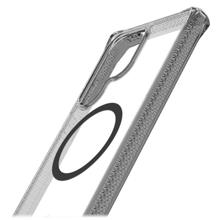 ITSkins Hybrid_R Clear MagSafe Case for Samsung Galaxy S25 Ultra