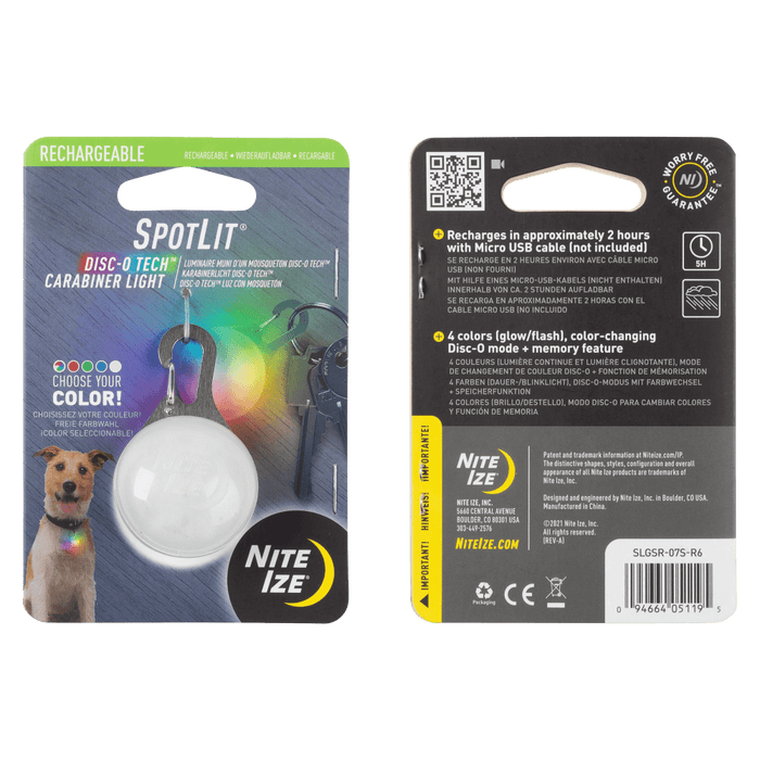 Nite Ize SpotLit XL Rechargeable Carabiner Disc-O Tech