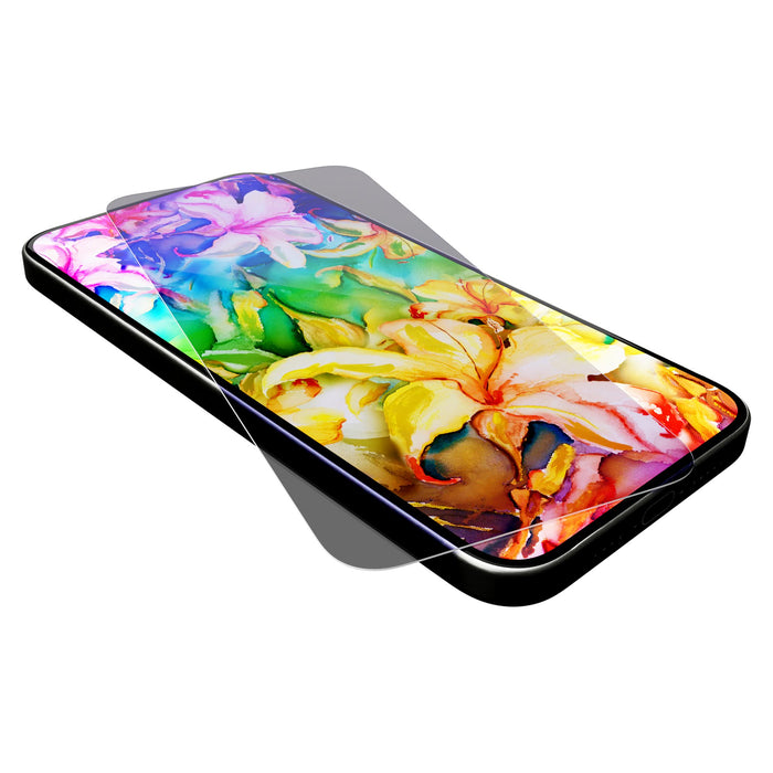 Cellhelmet Tempered Glass Screen Protector with Application Tray for Apple iPhone 16e / iPhone 15 / iPhone 14 / iPhone 13