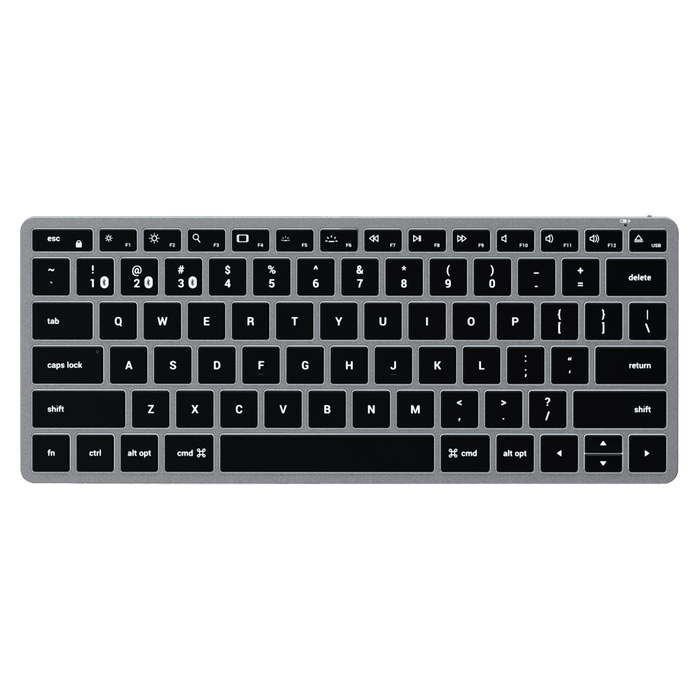 Satechi Slim X1 Bluetooth Backlit Keyboard Gray