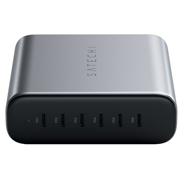 Satechi 200W USB-C 6-Port GaN Charger Gray