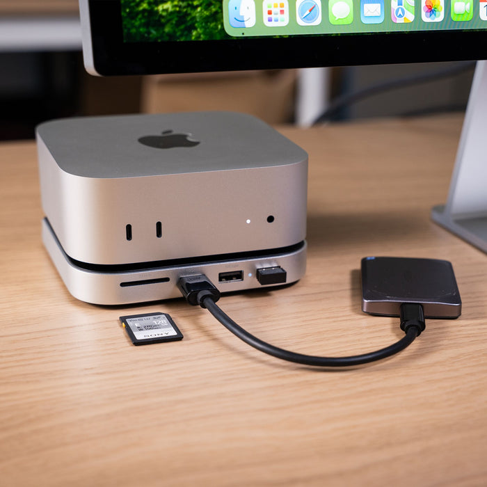 Satechi Mac Mini M4 Stand & Hub with SSD Enclosure