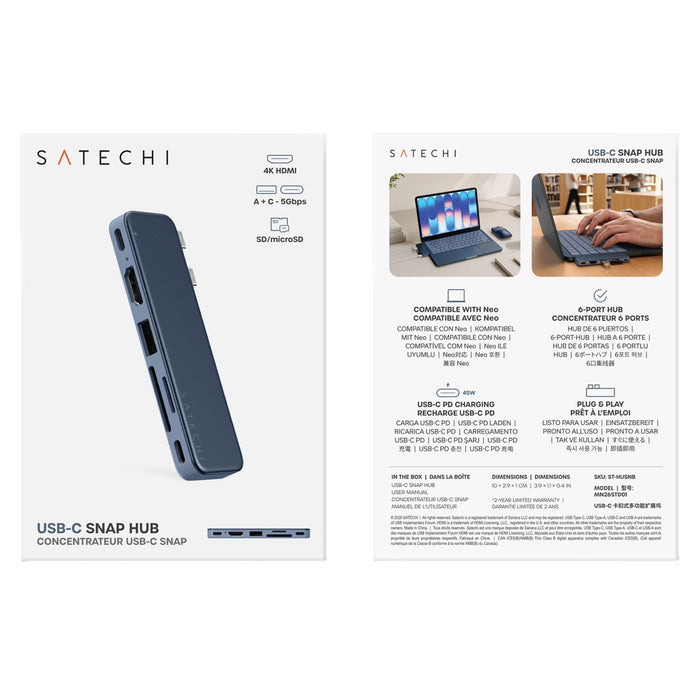 Satechi USB-C Snap Hub