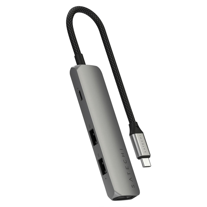 Satechi 4-in-1 USB-C Slim Multiport Adapter 4K