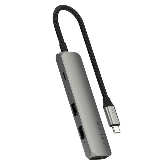 Satechi 4-in-1 USB-C Slim Multiport Adapter 4K